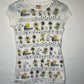 Peanuts Music Dancing Tshirt - XSmall - 14” x 23”