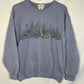 Northern Reflections Wrap Around Print Crewneck Sweatshirt - Medium - 21” x 24”