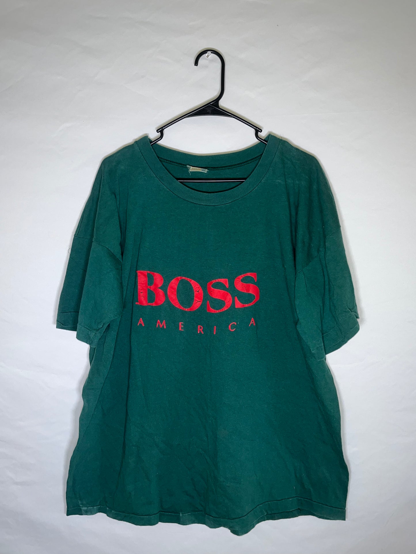 90 年代 Boss America T 恤 - 超大 - 25” x 29”