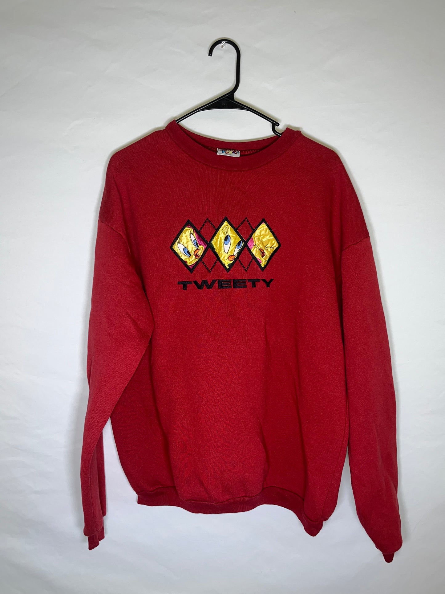 Tweety Bird Crewneck Sweatshirt - Large - 23” x 26”