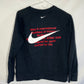 Nike Double Swoosh Goddess of Victory Crewneck Sweatshirt - Small - 18.5” x 21.5”