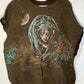 80/90's Washington Bear Wrap Around Cutoff Sleeveless Sweatshirt - XLarge - 24.5” x 24.5”