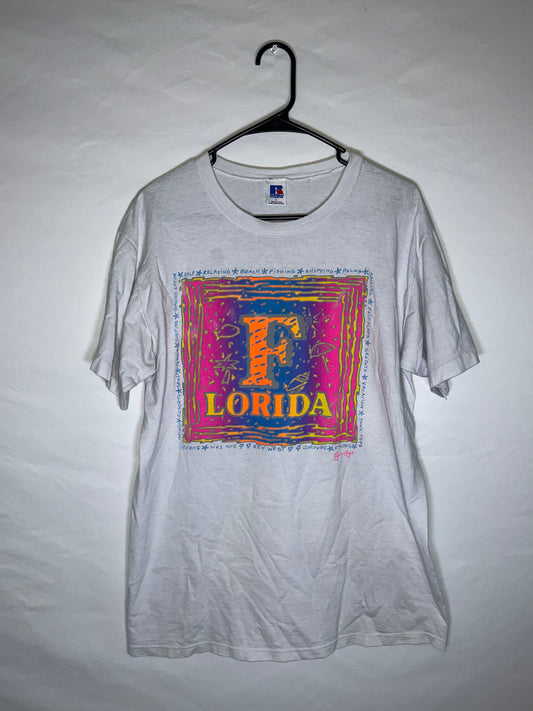 80's Florida Tshirt - Medium - 20.5” x 29”