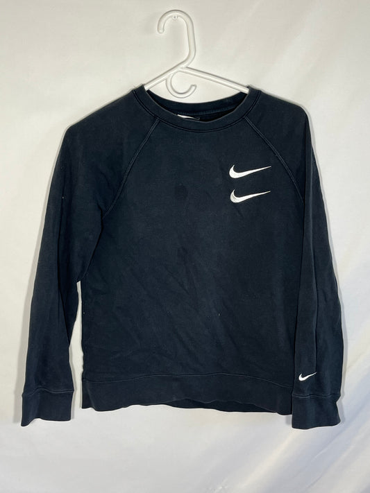 Sudadera con cuello redondo Nike Double Swoosh Goddess of Victory - Pequeña - 18.5" x 21.5"