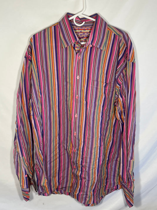 Camisa con bolsillo abotonado de los 90 - XL - 26.5” x 32.5”