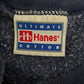 90/00 年代 Hanes Wafernet 圆领运动衫 - XLarge - 24” x 26”