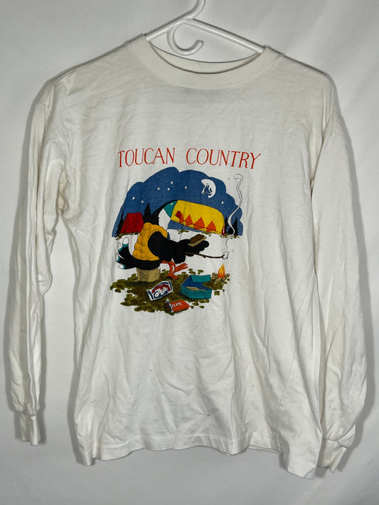 Toucan Country Longsleeve Shirt - Small - 19.5” x 23”