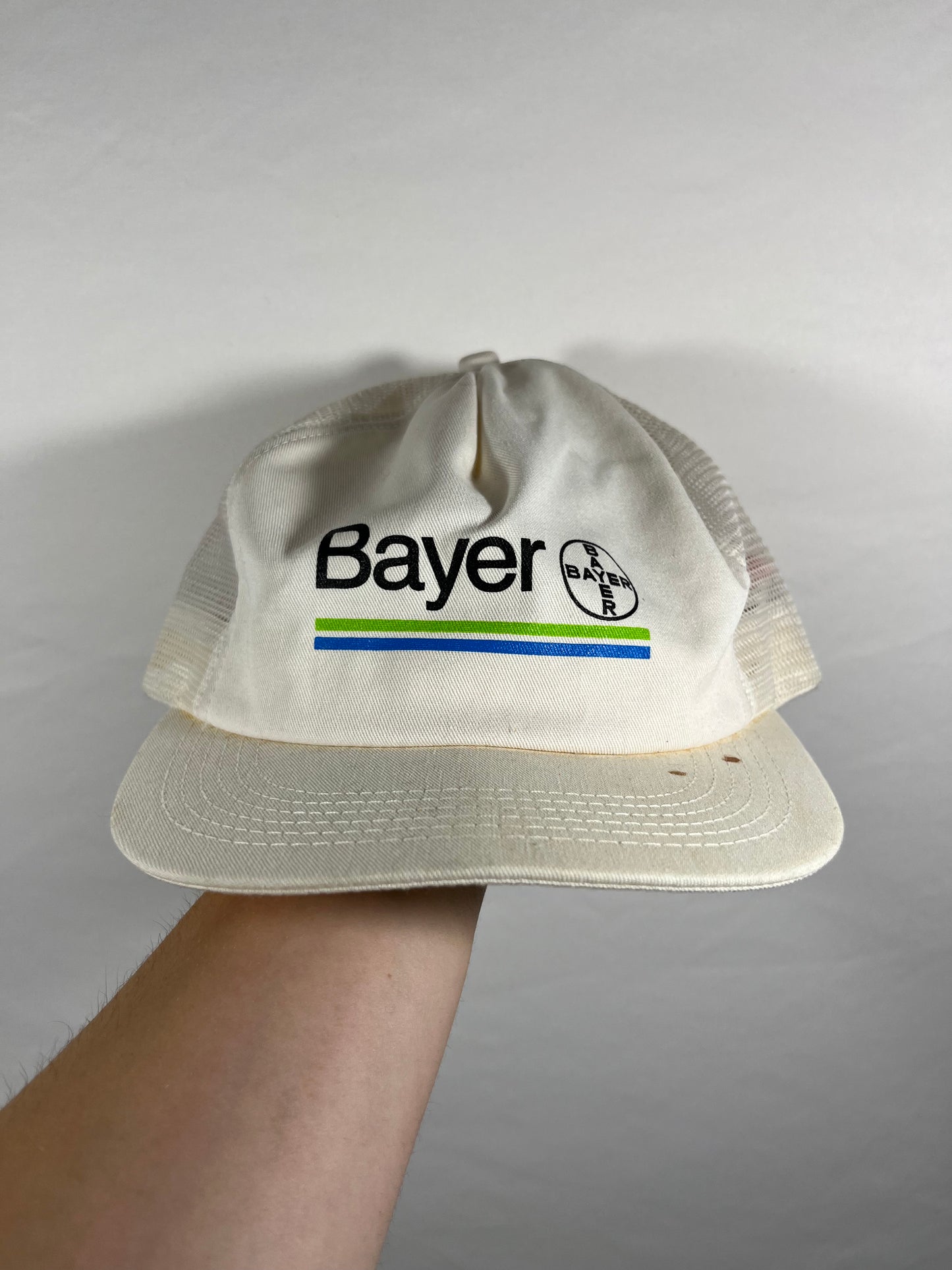 Gorro de camionero Bayer de los años 80