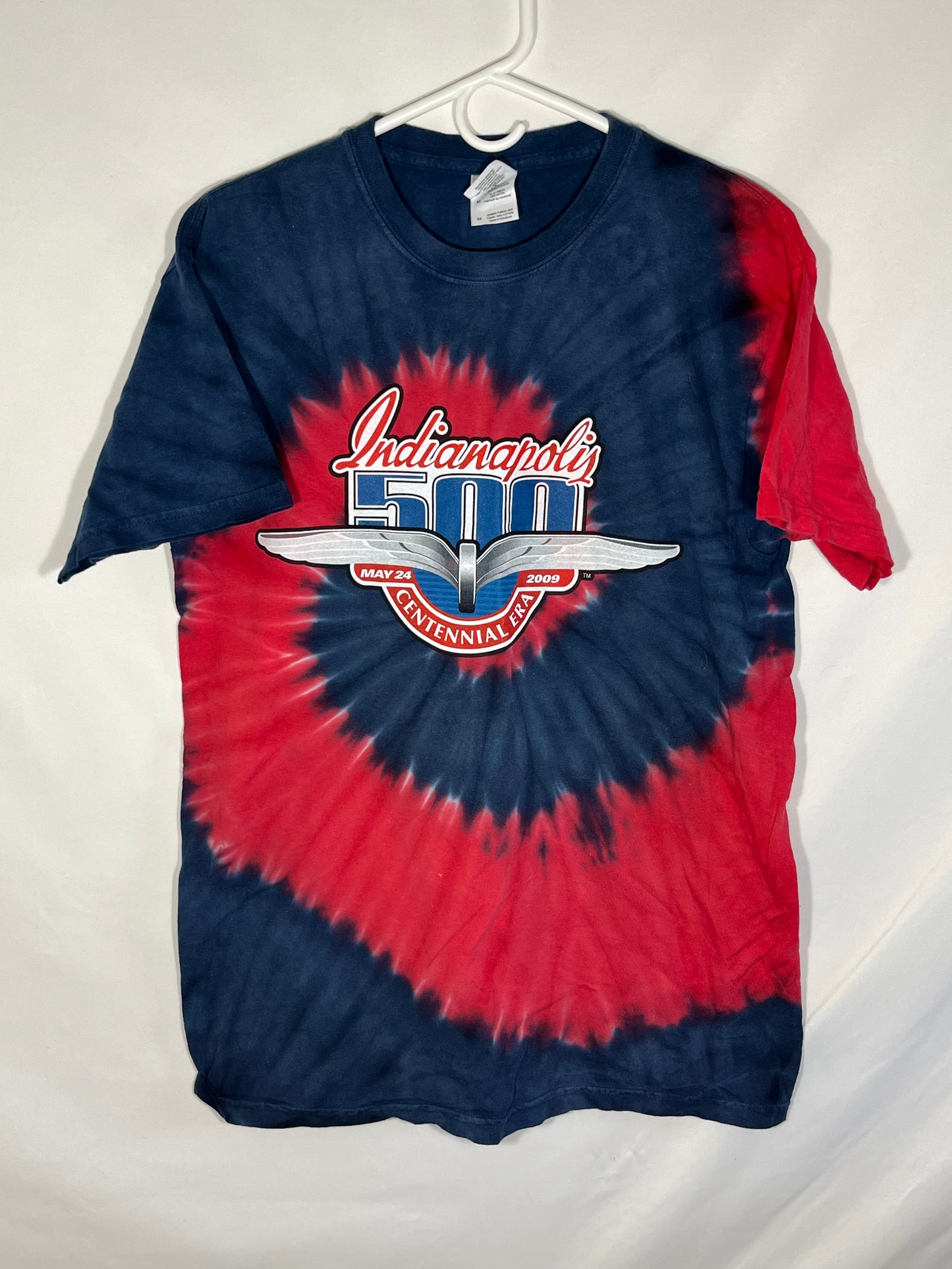 Indy 500 Tie Dye Tshirt - Small - 19.5” x 28”