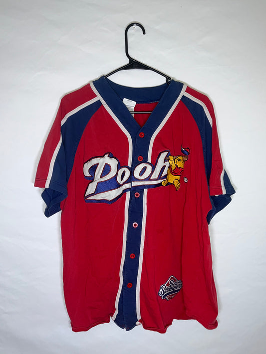 Pooh Baseball Jersey - Large - 22.5” x 26.5”