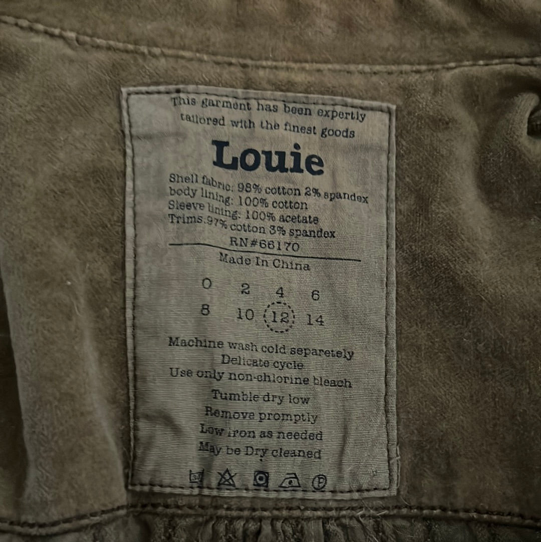 Louie 灯芯绒夹克 - 中号 - 20.5” x 21.5”