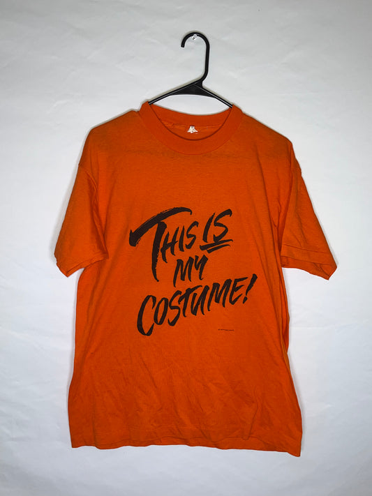 Camiseta de los 80's This is My Costume - Mediana - 20.5" x 27"