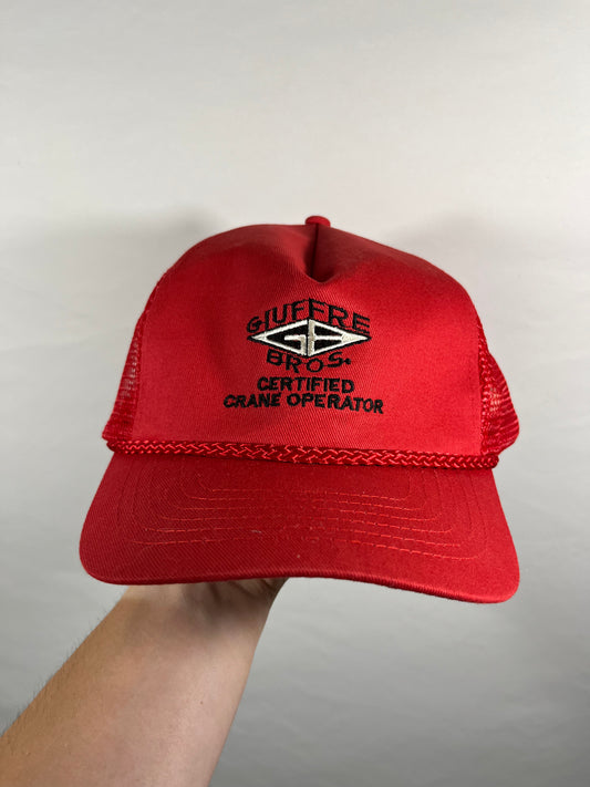 KC Cap Crane Operator Trucker Hat