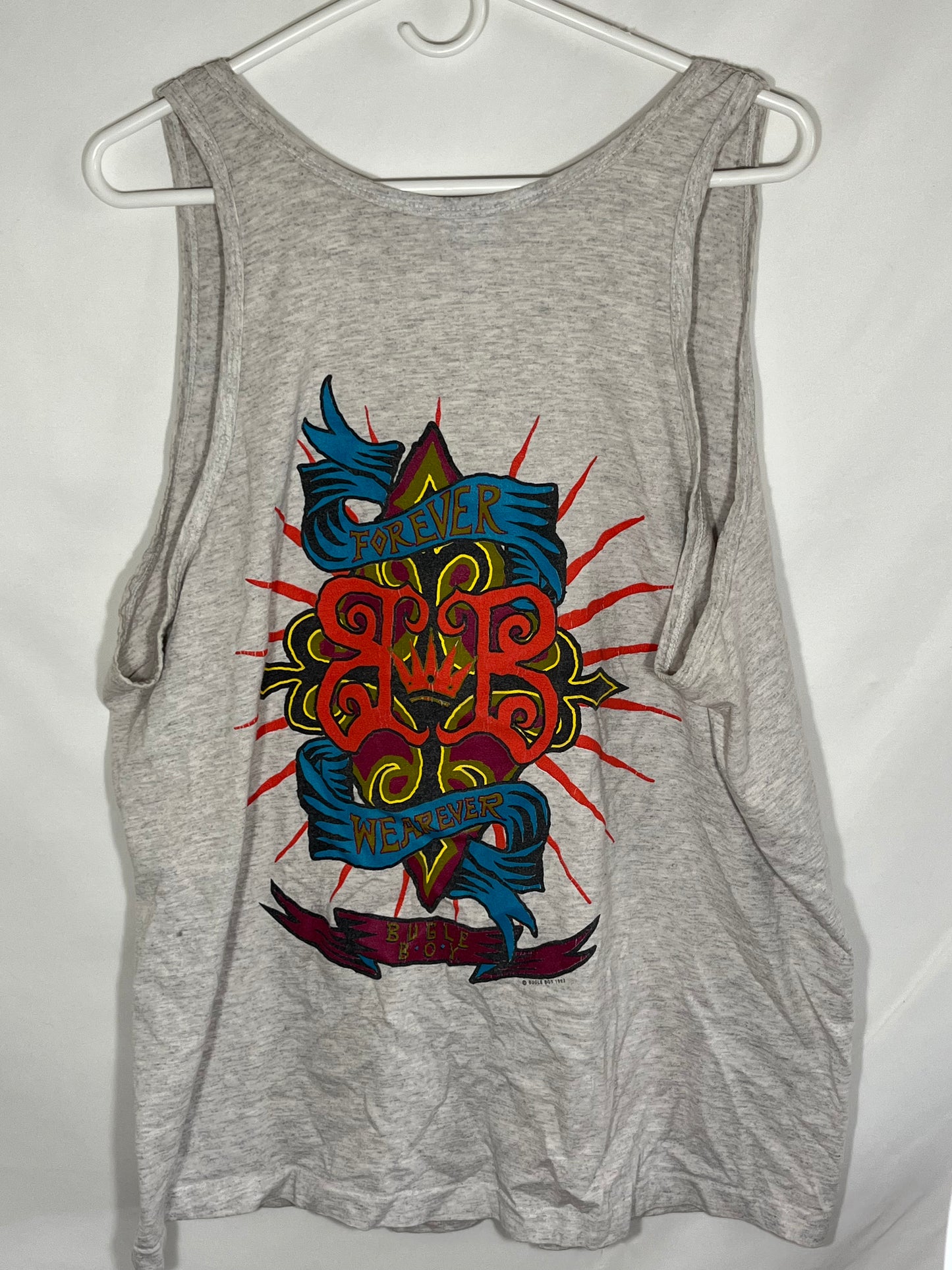 80/90's Bugle Boy Tanktop Shirt - Large - 23” x 25”