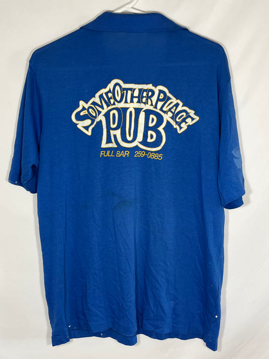 90's Some Other Place Pub Polo Tshirt - Medium - 21.5” x 28”