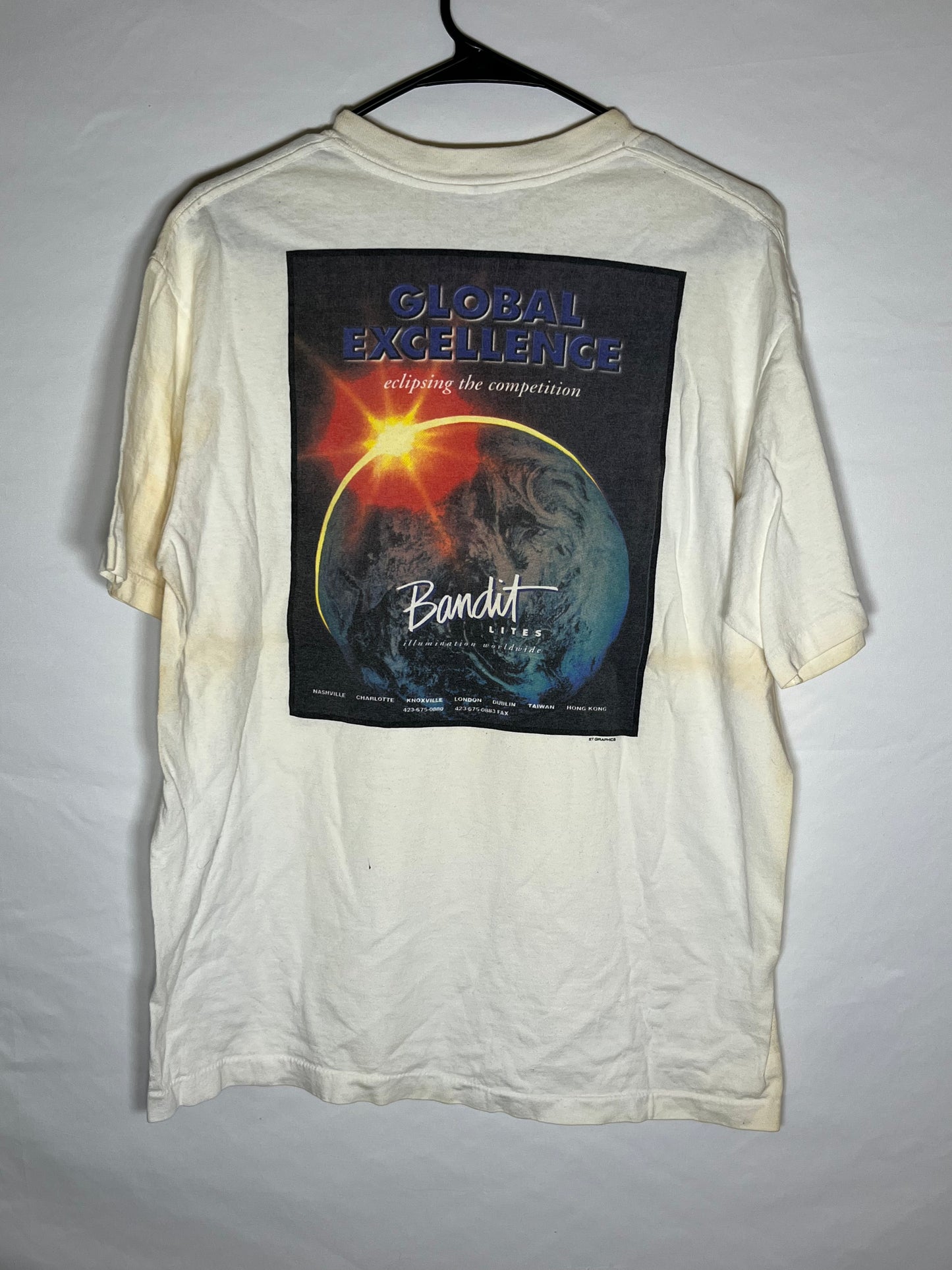 80/90's SofTee Global Excellence Tshirt - Medium - 20” x 27”