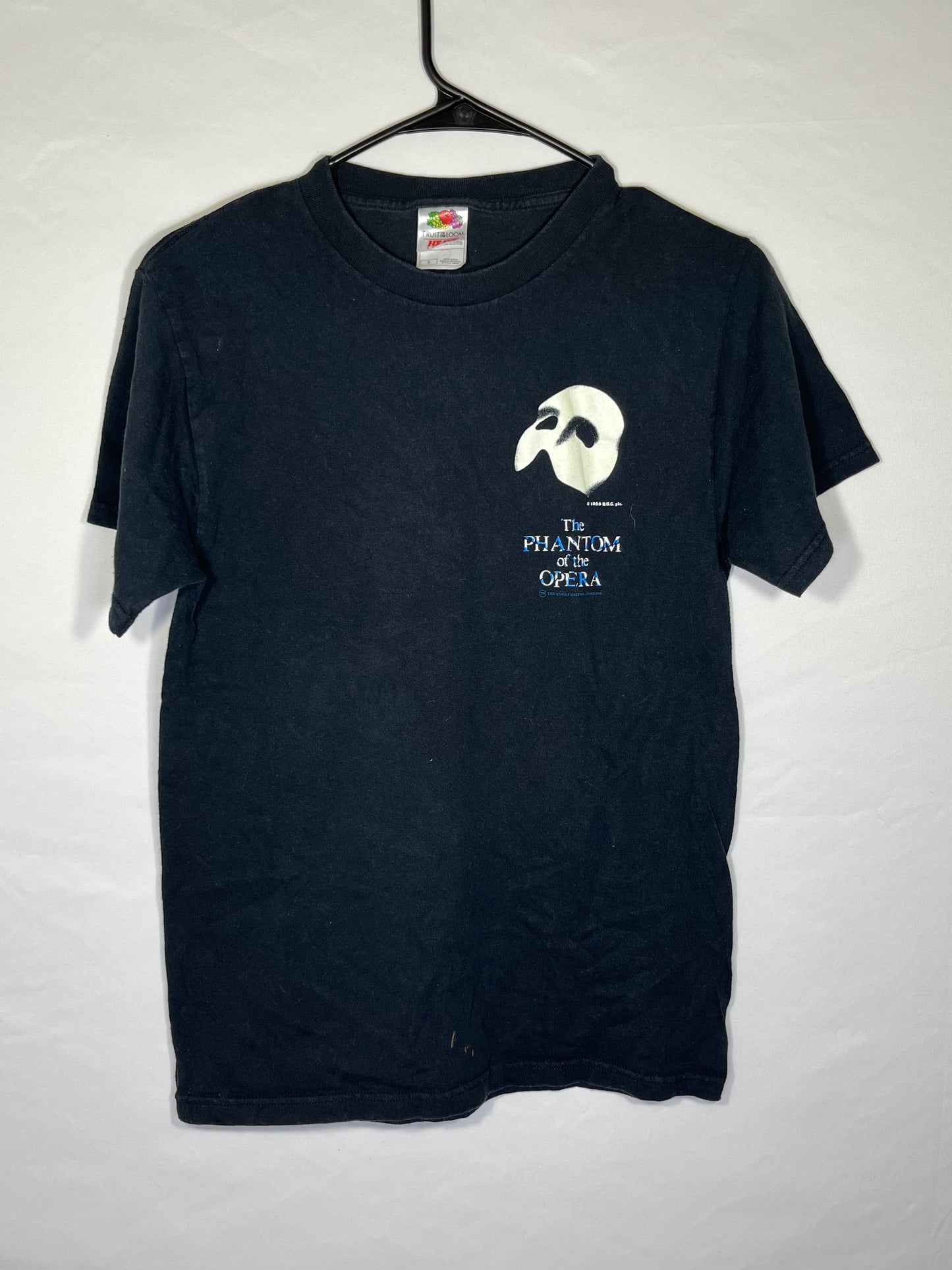 Phantom of the Opera Tshirt - XSmall - 16” x 25.5”