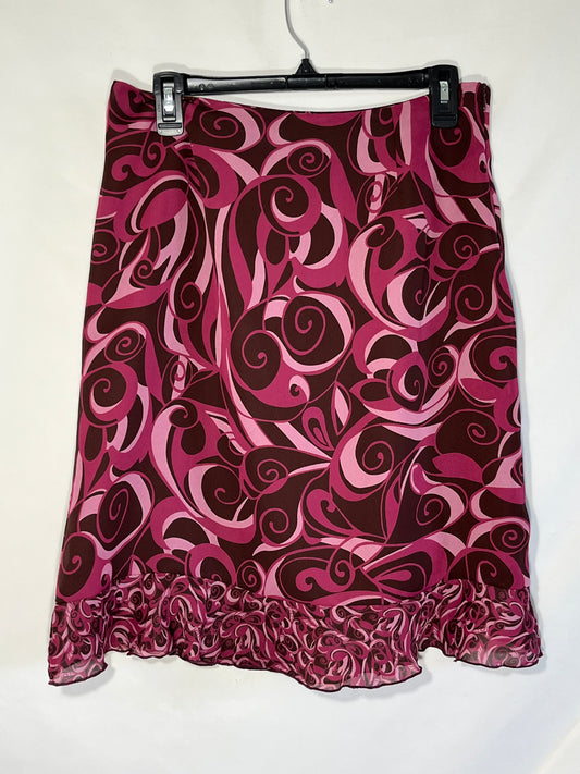 Falda Swirly Rojo Rosa - 32” x 24”