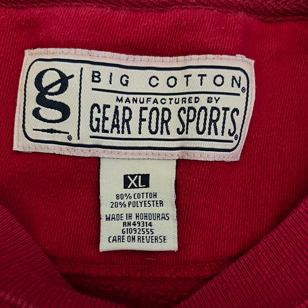 Big Cotton Gear para cuello redondo deportivo - Extragrande - 26.5” x 26.5”