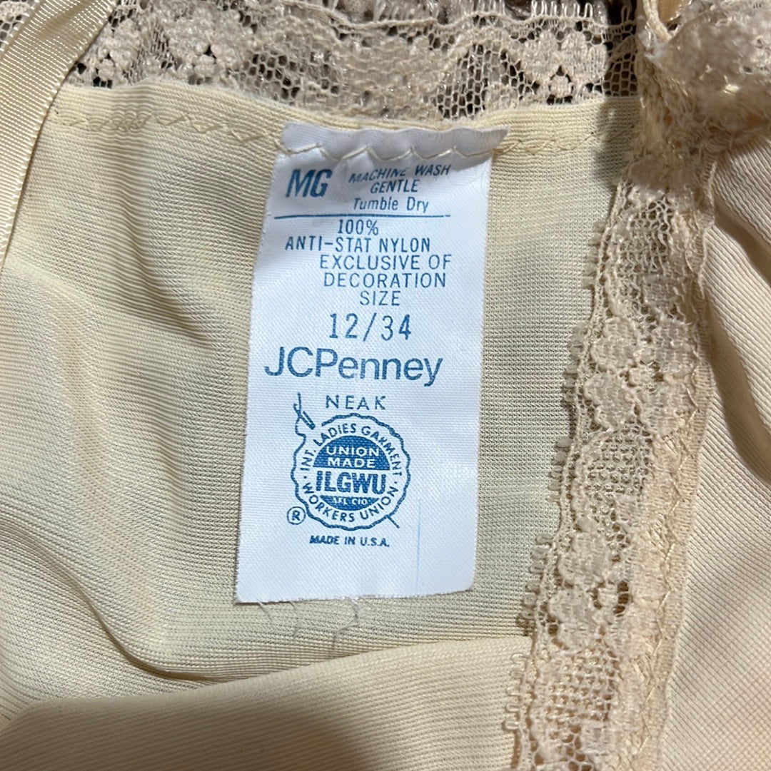 Vestido sin mangas de JCPenney de los años 70 - XS - 11" x 33"