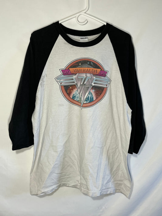 Van Halen Raglan Shirt - Medium - 21.5” x 27.5”