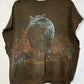 80/90's Washington Bear Wrap Around Cutoff Sleeveless Sweatshirt - XLarge - 24.5” x 24.5”