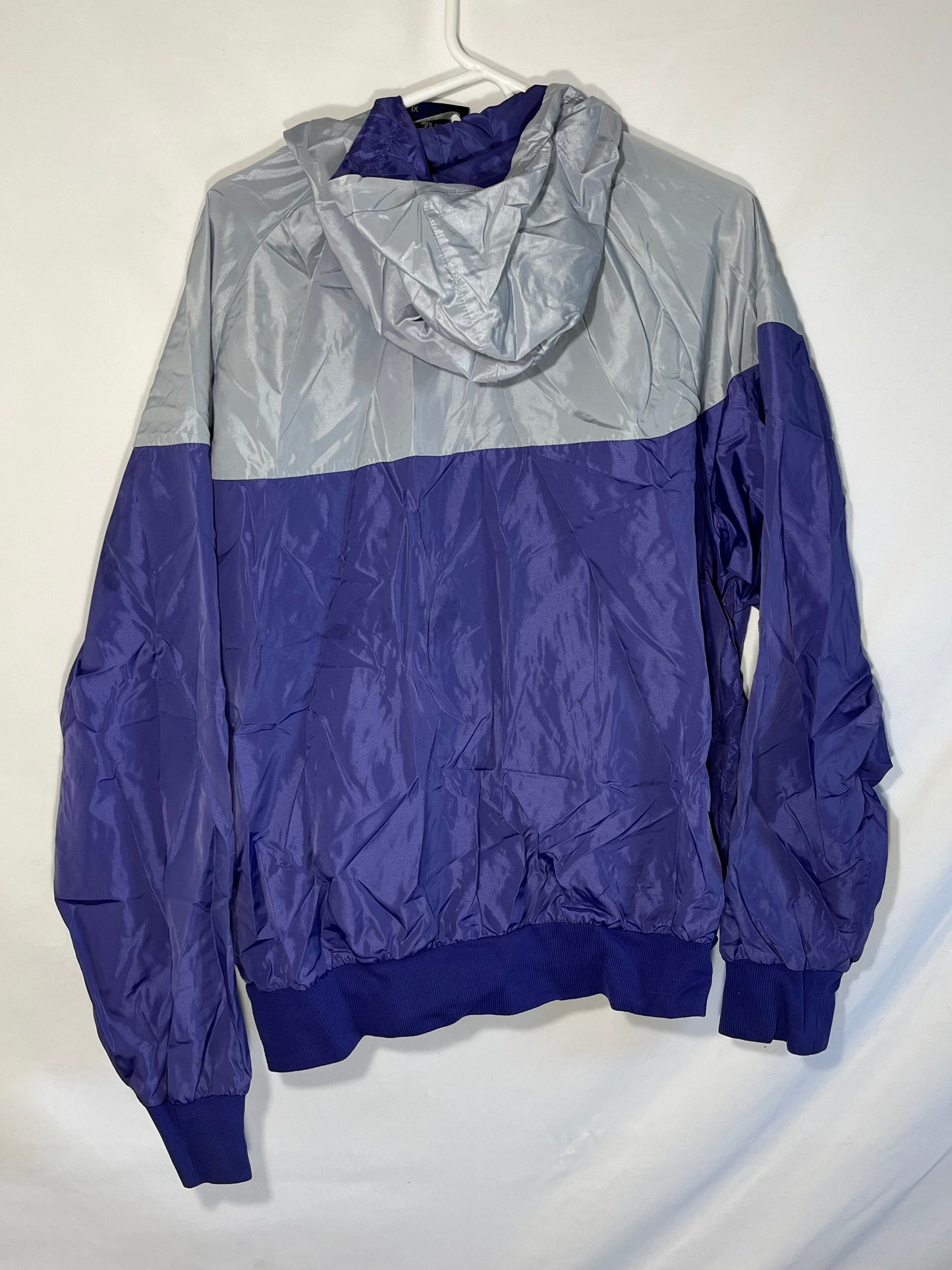 80's Nike Zip Up Windbreaker - XLarge - 24” x 26.5”