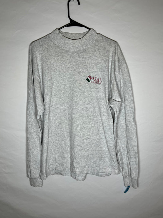 90's Colorado Mock Neck Longsleeve - Medium - 21” x 27”