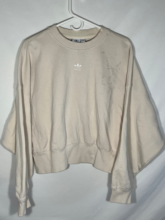 Sudadera con cuello redondo y logo mini de adidas - XL - 24" x 21"