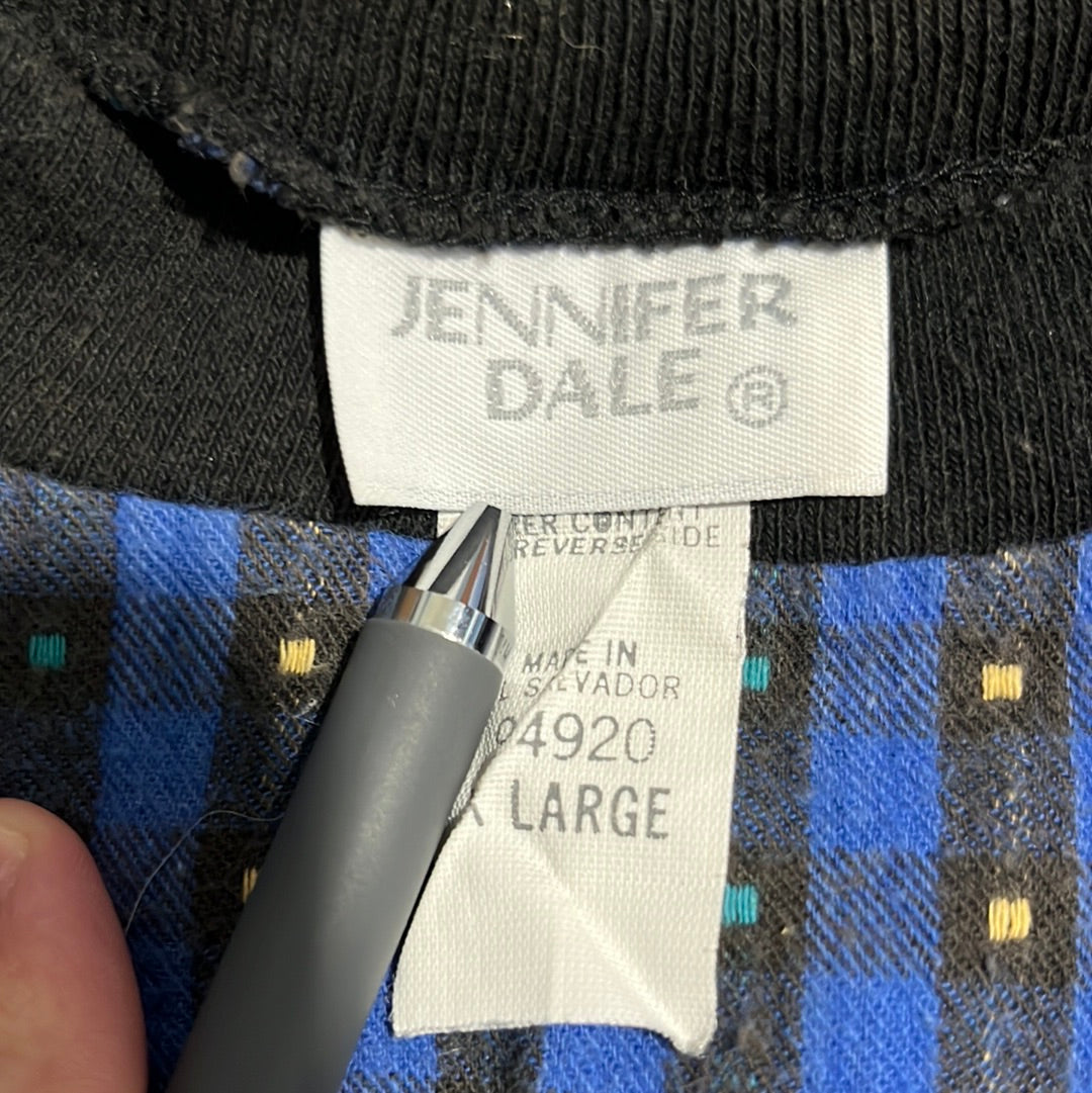 90's Jennifer Dale Shirt - XLarge - 23.5” x 23.5”