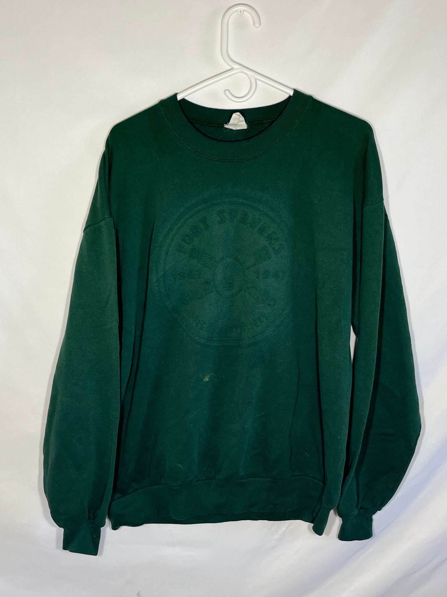 Fort Stevens Faded Crewneck - Large - 23.5” x 27”