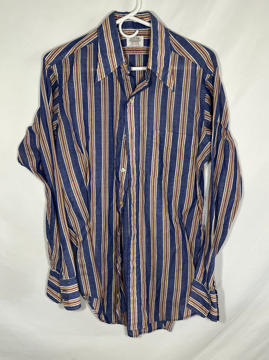 70's Eagle Button Up Shirt - Medium - 21.5” x 33”