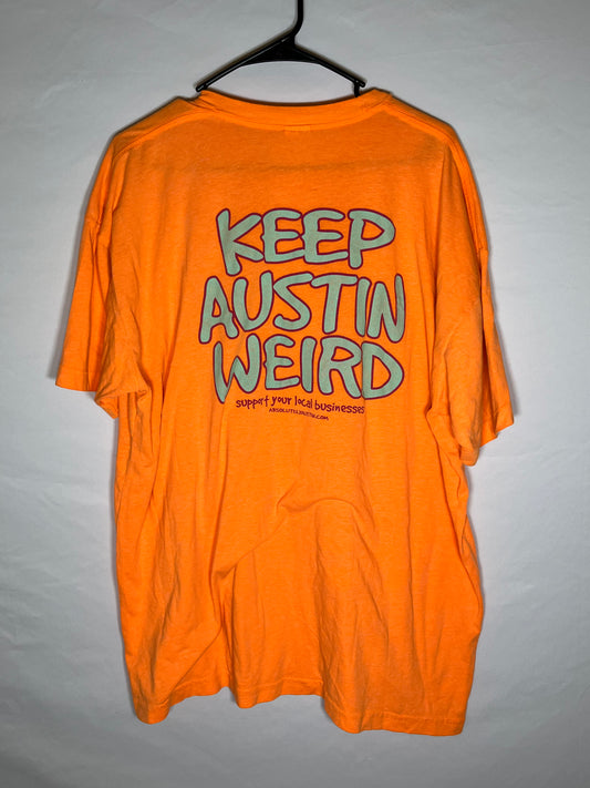 80/90's Keep Austin Weird Tshirt - XLarge - 25” x 29”