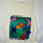 90's Cabo Save the Rainforest Parrot Tank Top Shirt - Medium - 21” x 26.5”