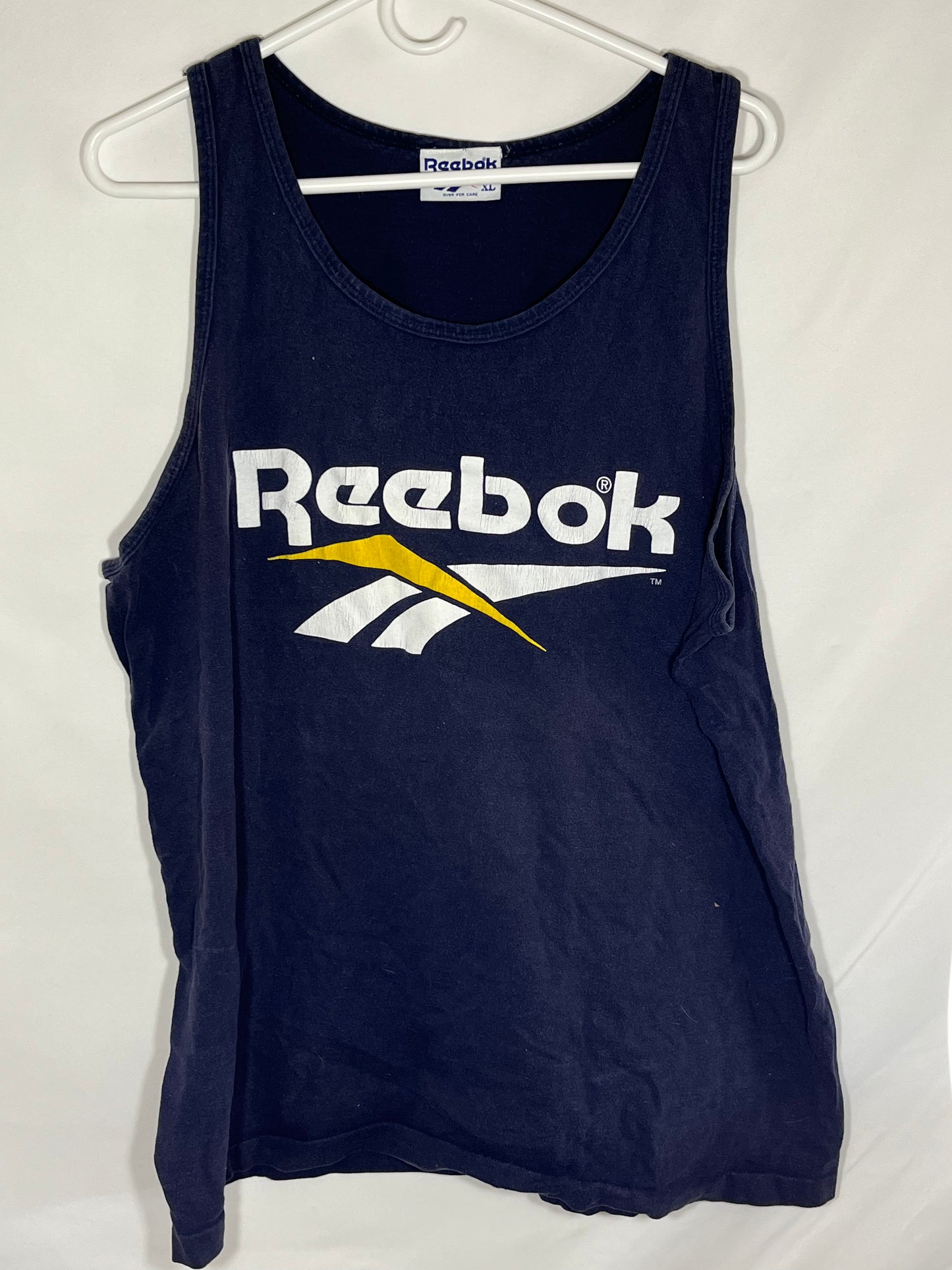 90 年代 Reebok 背心衬衫 - 大号 - 23 英寸 x 26 英寸