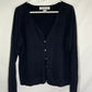 Crystal Kobe Acrylic Cotton Cardigan Sweater - Medium - 21” x 22”