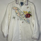 Is this Hawaii please dm me on Instagram and tell me Embroidered Button Up Shirt - Large - 23” x 31.5”