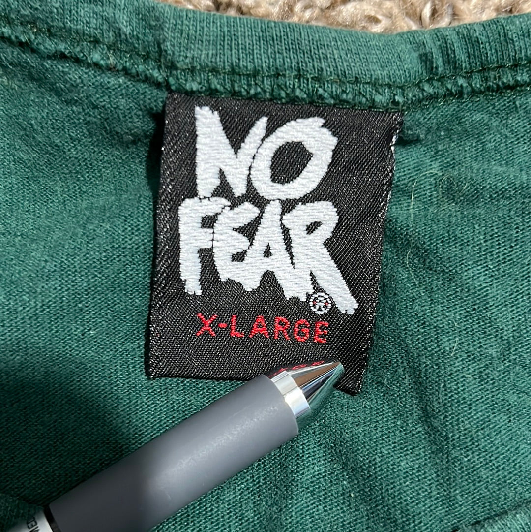 90's No Fear Tank Top Shirt - XLarge - 23” x 26”