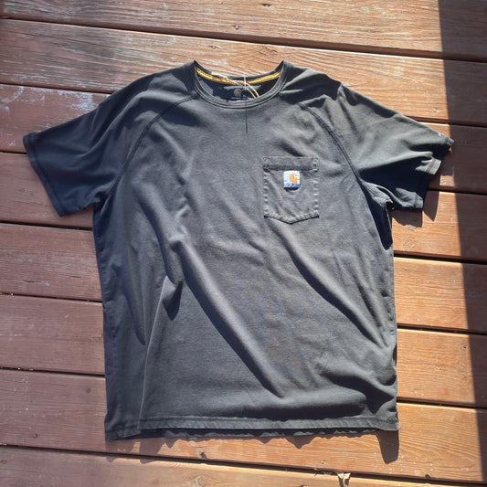 Black carhartt blank pocket t-shirt fits like L