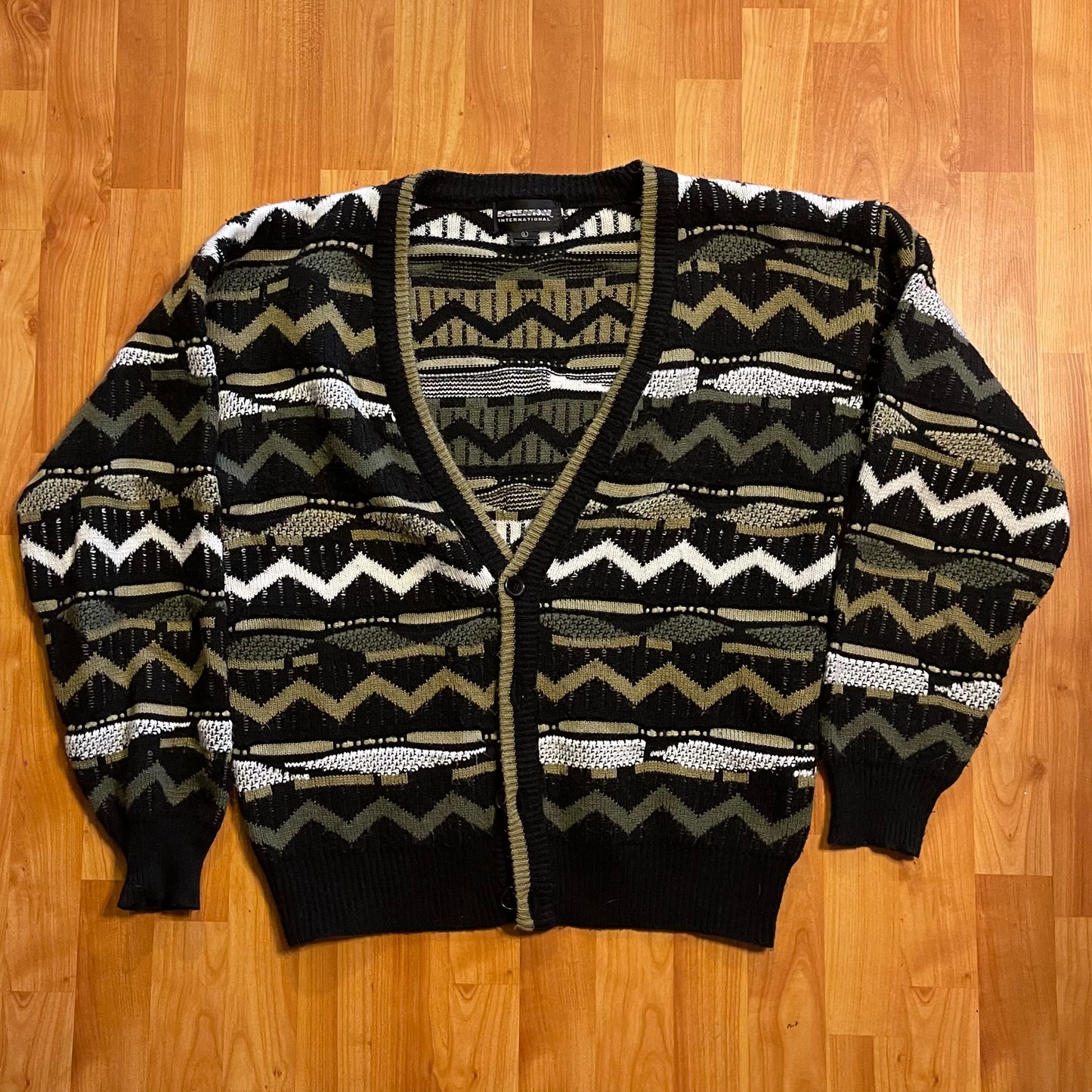 Grandpa cardigan fits L