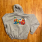 2008 Disney back print zip up jacket fits L