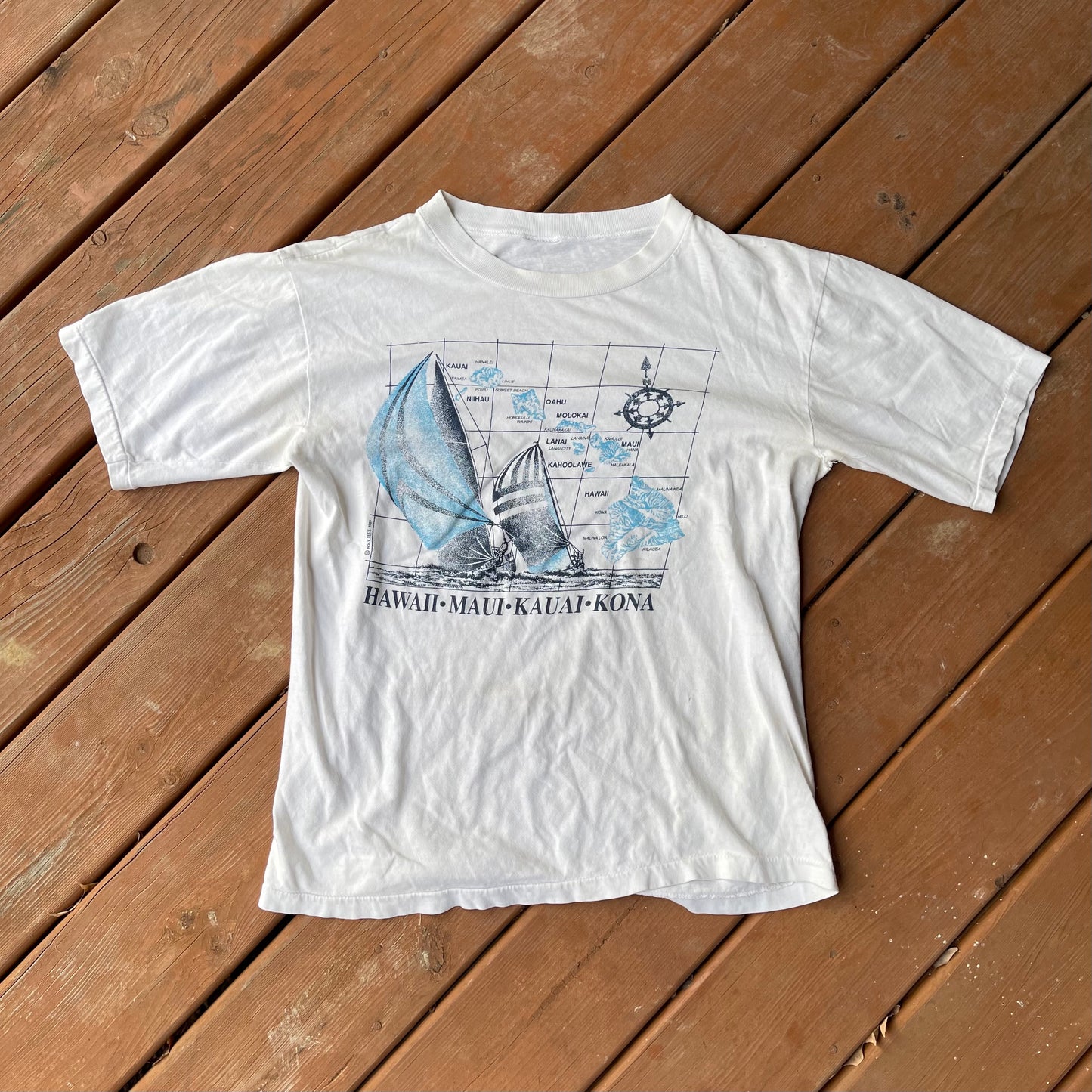 1980's hawaii t-shirt - M