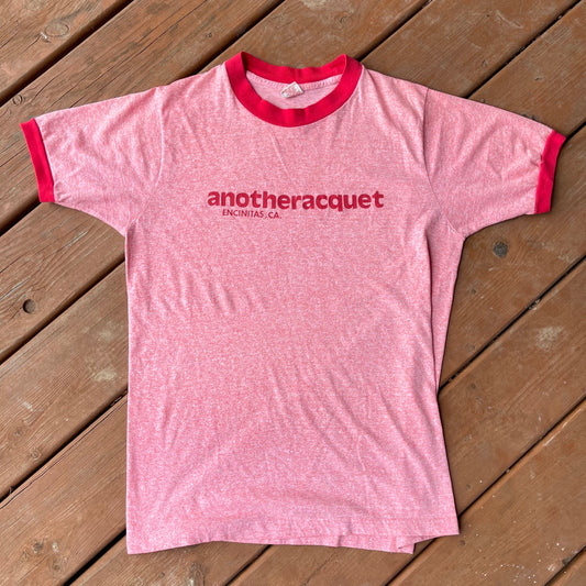 La camiseta Vintage Anotheracquet Ringer se ajusta como M 