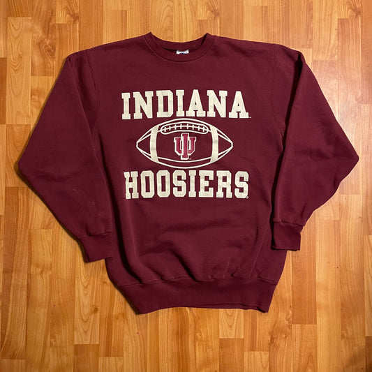 Camiseta con cuello redondo de fútbol Indiana Hoosiers de 1990 - XL