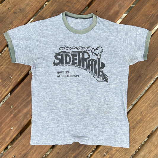 1980's Paper thin Sidetrack Ringer Tshirt - S