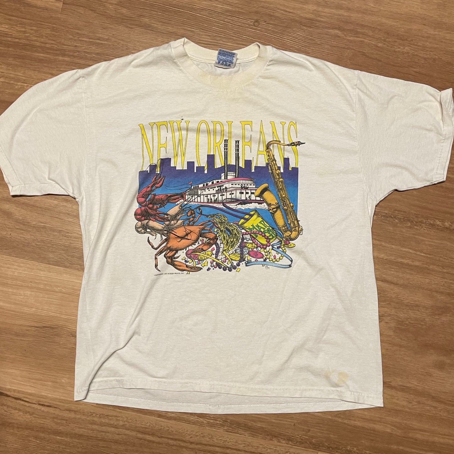 1992 New Orleans Tshirt - XL