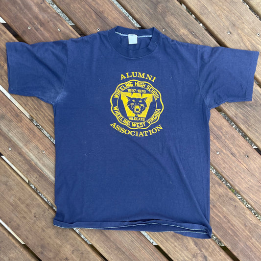 Camiseta de la Asociación de Antiguos Alumnos de la década de 1980 - L