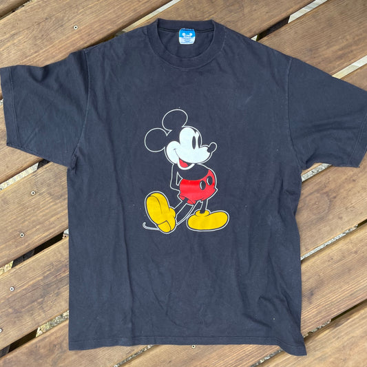 Camiseta de Mickey Mouse de Disney de los años 80 - L