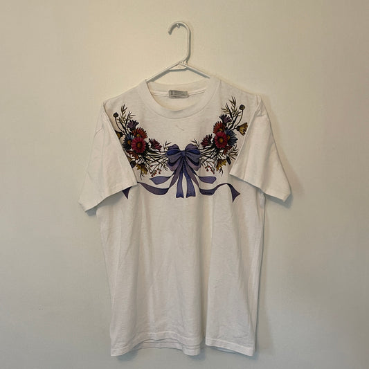 Camiseta de flores de 1990 - L