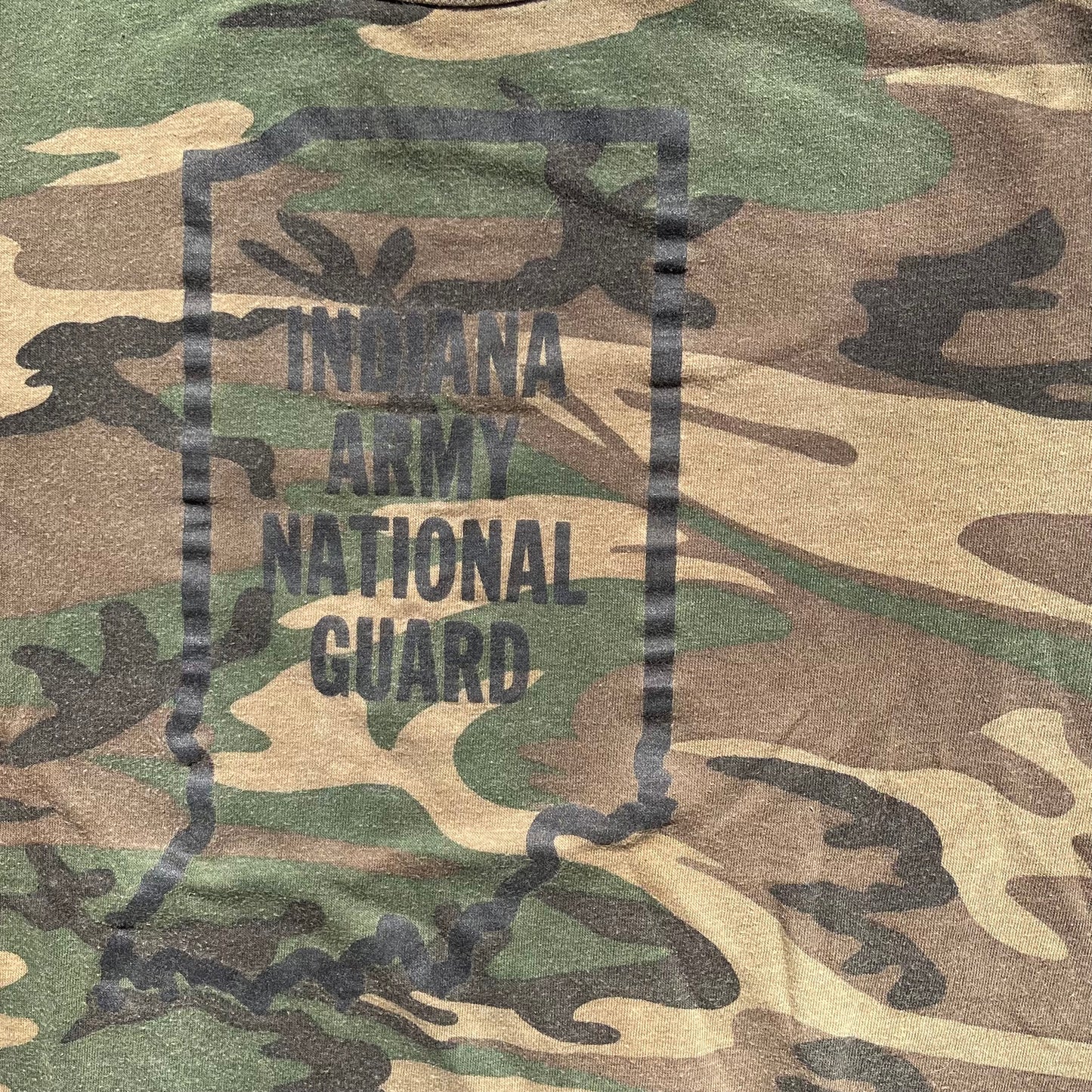 80s Indiana National Guard Tshirt - XSmall - 17.5" x 25"